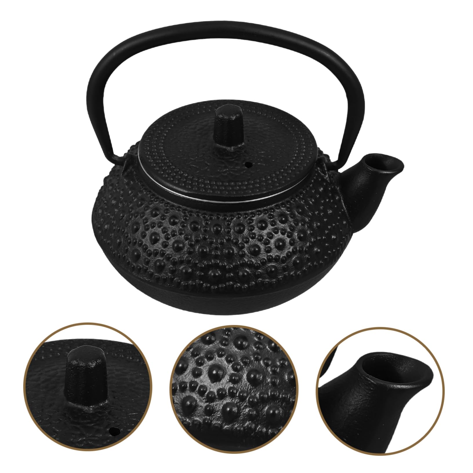 Ciieeo Tetera De Hierro Hogar Tetera Con Infusor Para Té Suelto Estufa Pequeña Para Infusiones De Té