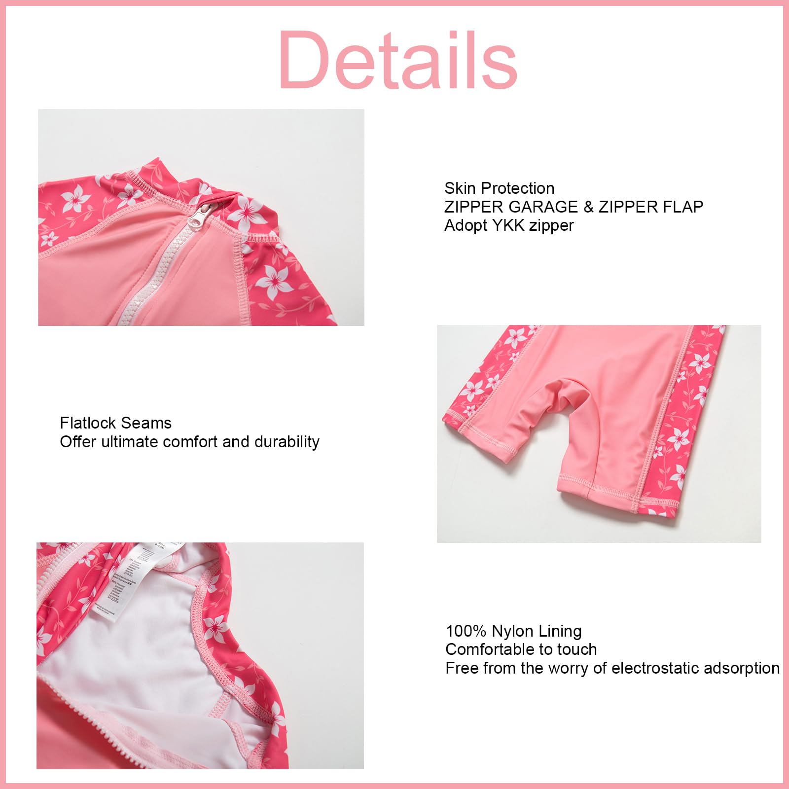BONVERANO Costume Bagno Bambini UPF 50+ Protezione Solare Chiusura Zip