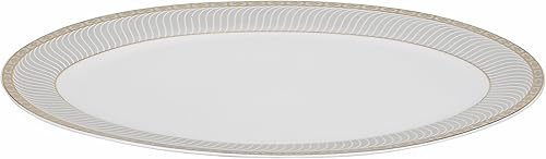 Miniatura 3 de Lorren Home Trends Alina-GD - Juego de vajilla de porcelana de 57 piezas, servicio para 8