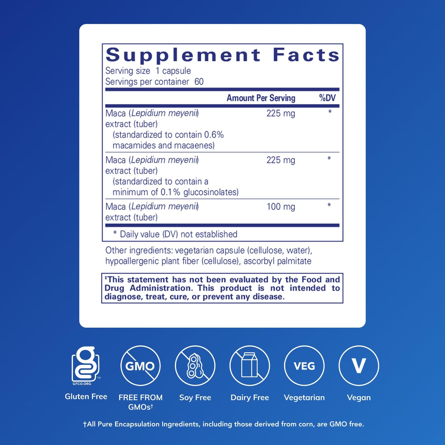 Pure Encapsulations Maca-3, 60 Capsules — Amazon image 2