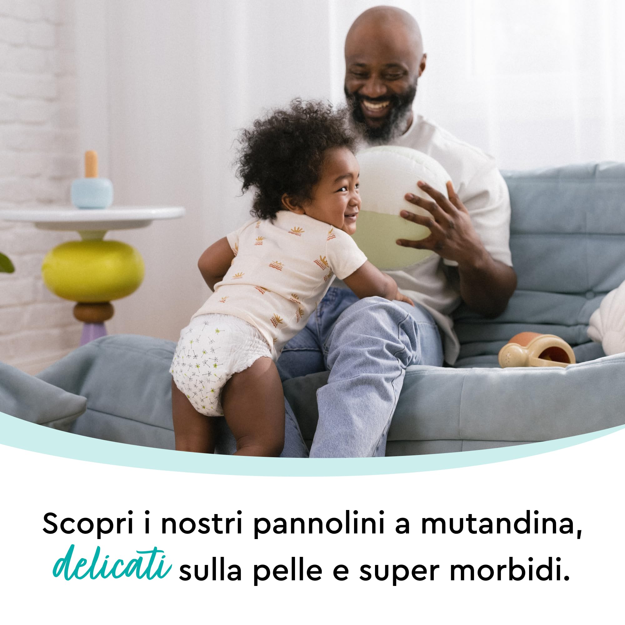 Pannolini a mutandina LILLYDOO, taglia 5 (12-17 kg), Pacco Mensile (105 pezzi) Confezione da 5 x 21