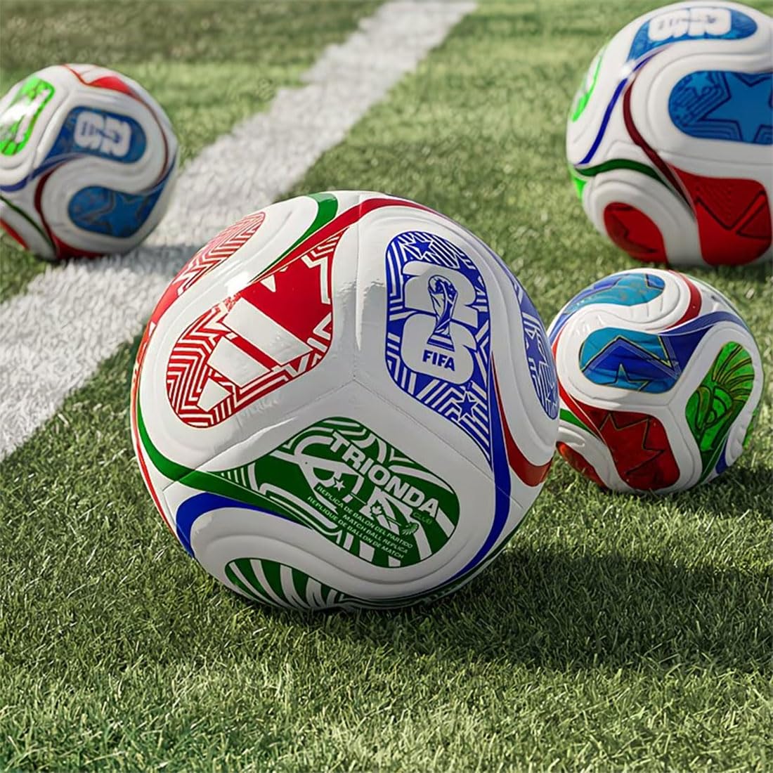 Balón de fútbol Resistente de PVC, Talla 5 para Adultos, con Costuras reforzadas, Ideal para Entrenamientos en Interiores y Exteriores. Apto para Todas Las Estaciones