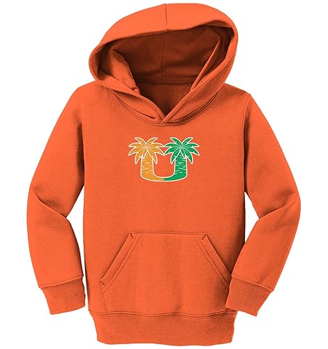 Palm Trees - College Sports Miami Toddler/Youth Fleece Hoodie