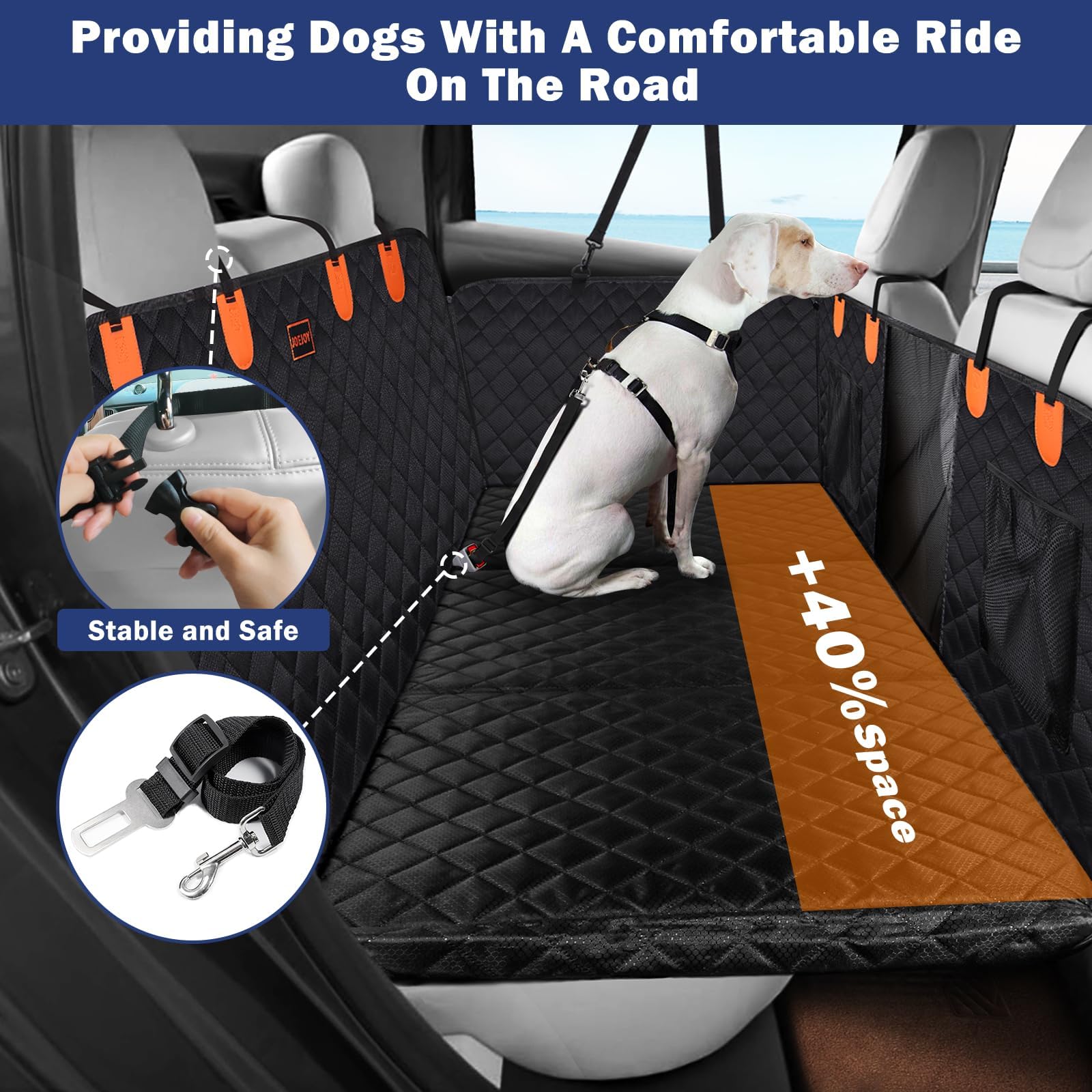 Hundedecke Auto Rückbank für Mazda 2 Hatchback 2007-2012