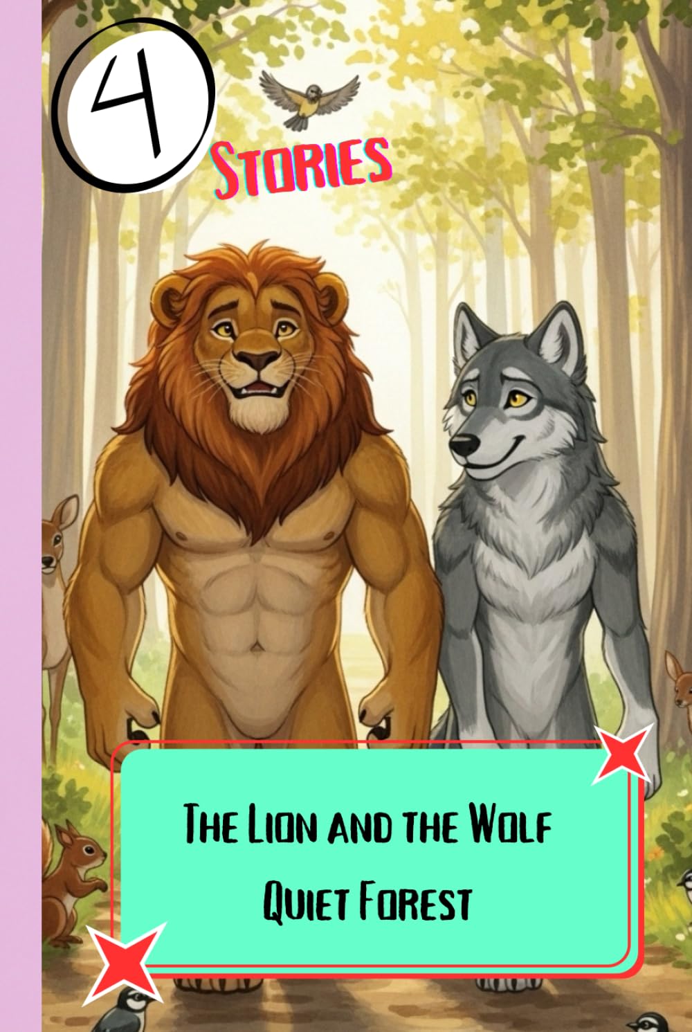 The Lion and the Wolf Quiet Forest