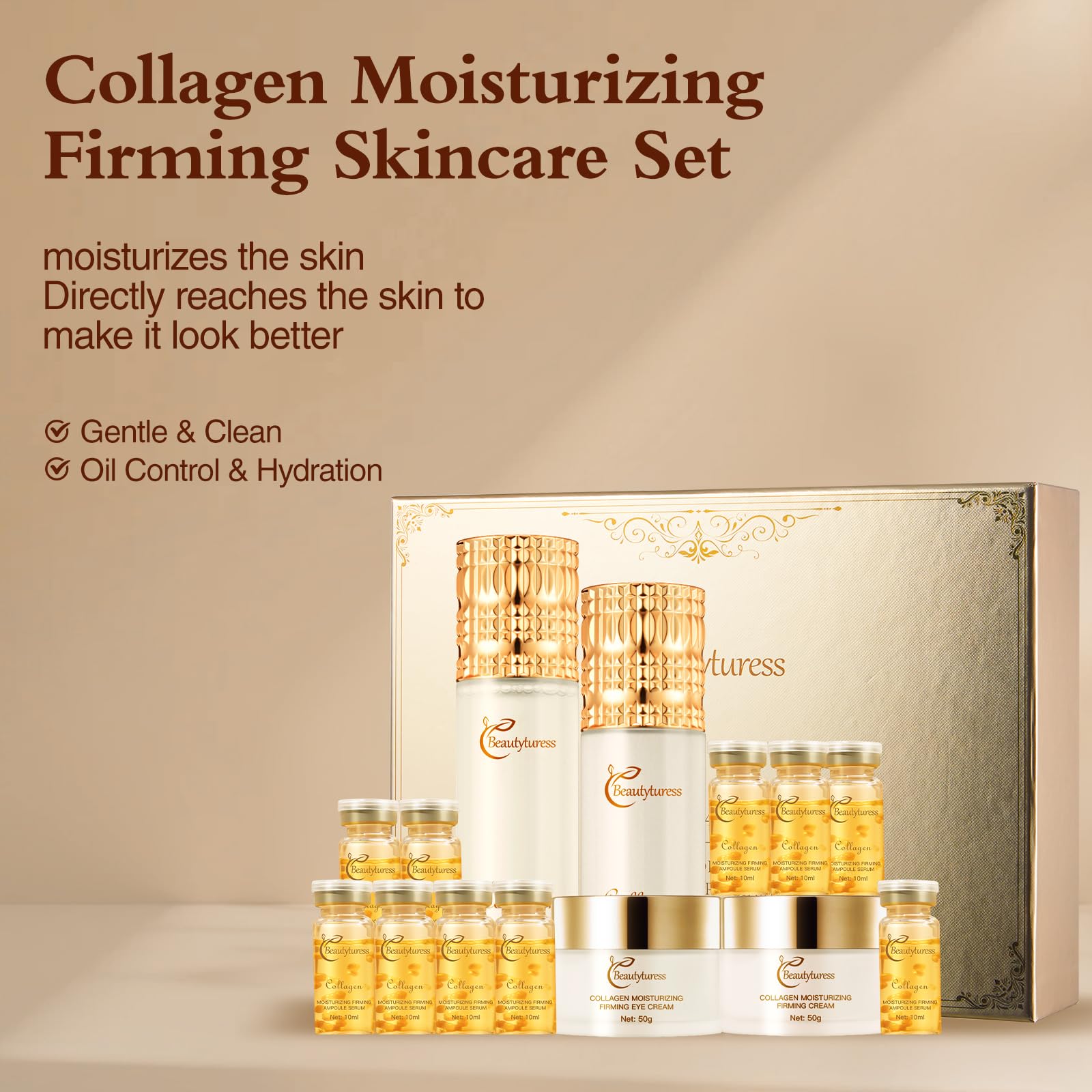 Amazon.com: Anti Aging Skin Care Set - Snail Mucin & Collagen