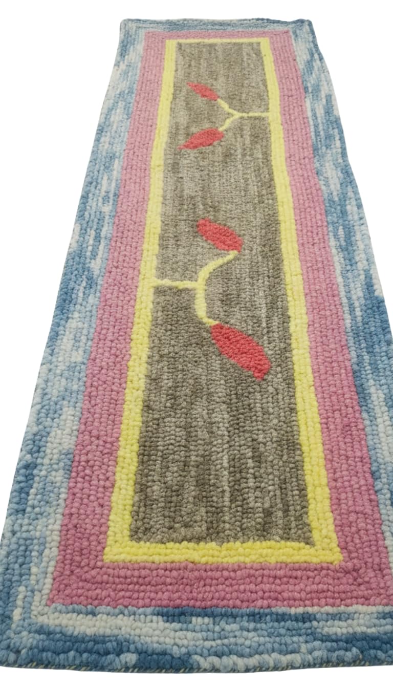 Modern Multi-Colored Area Carpet for Living Room | Soft & Durable Floor Rug | Contemporary Abstract Design | Anti-Skid Backing | Home & Office Décor Rug