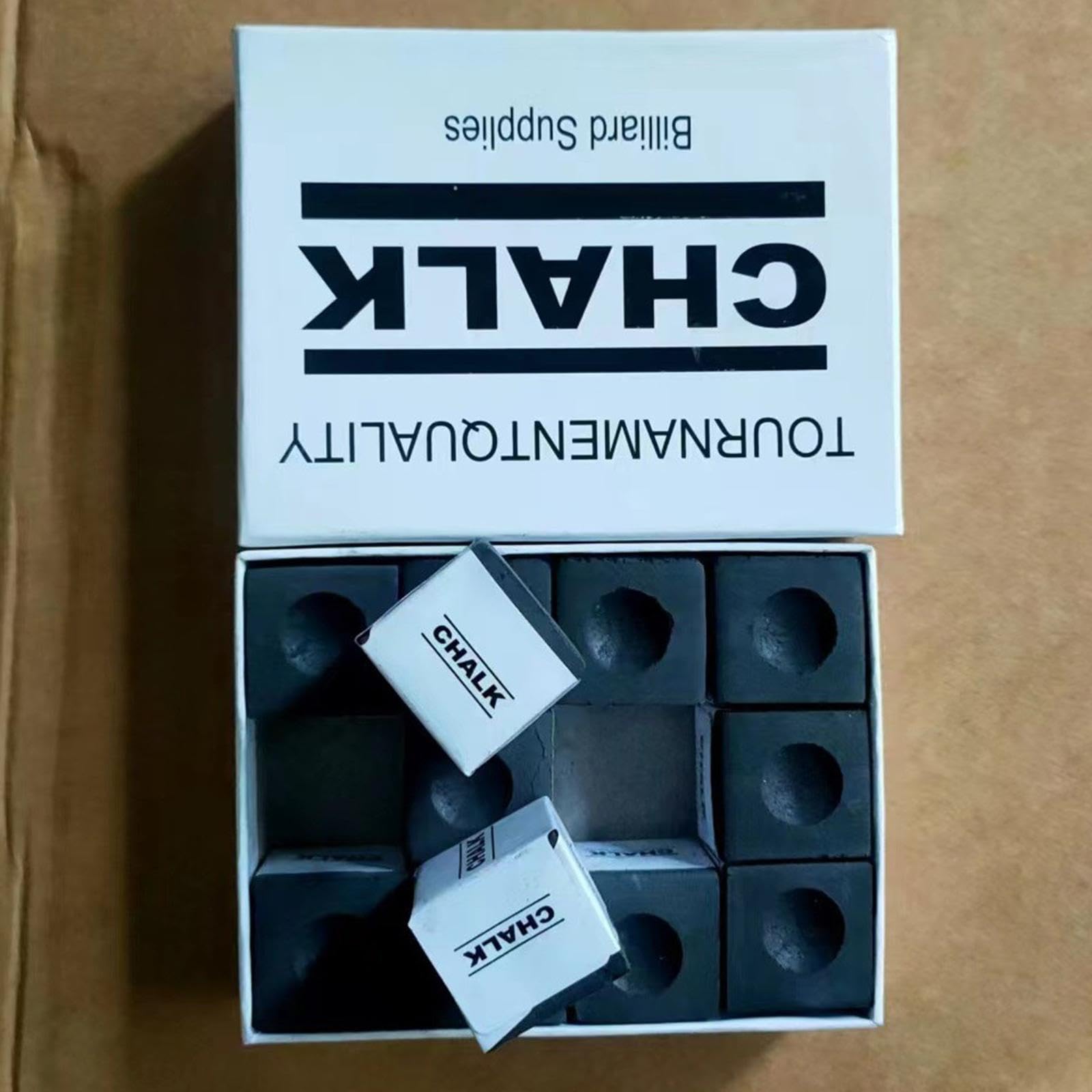 Oshhni 12 Uds Tiza para Taco de Billar Tizas de Billar Accesorios de Billar de Primera Calidad para Puntas de Taco de Billar para Uso en Torneos Bares Y Club