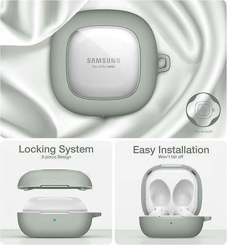 Miniatura 4 de SURITCH Funda para Samsung Galaxy Buds 2 Pro 2022 Galaxy Buds 2 2021 Galaxy Buds Live Case 2020 Galaxy Buds Pro Case 2021 funda rígida de