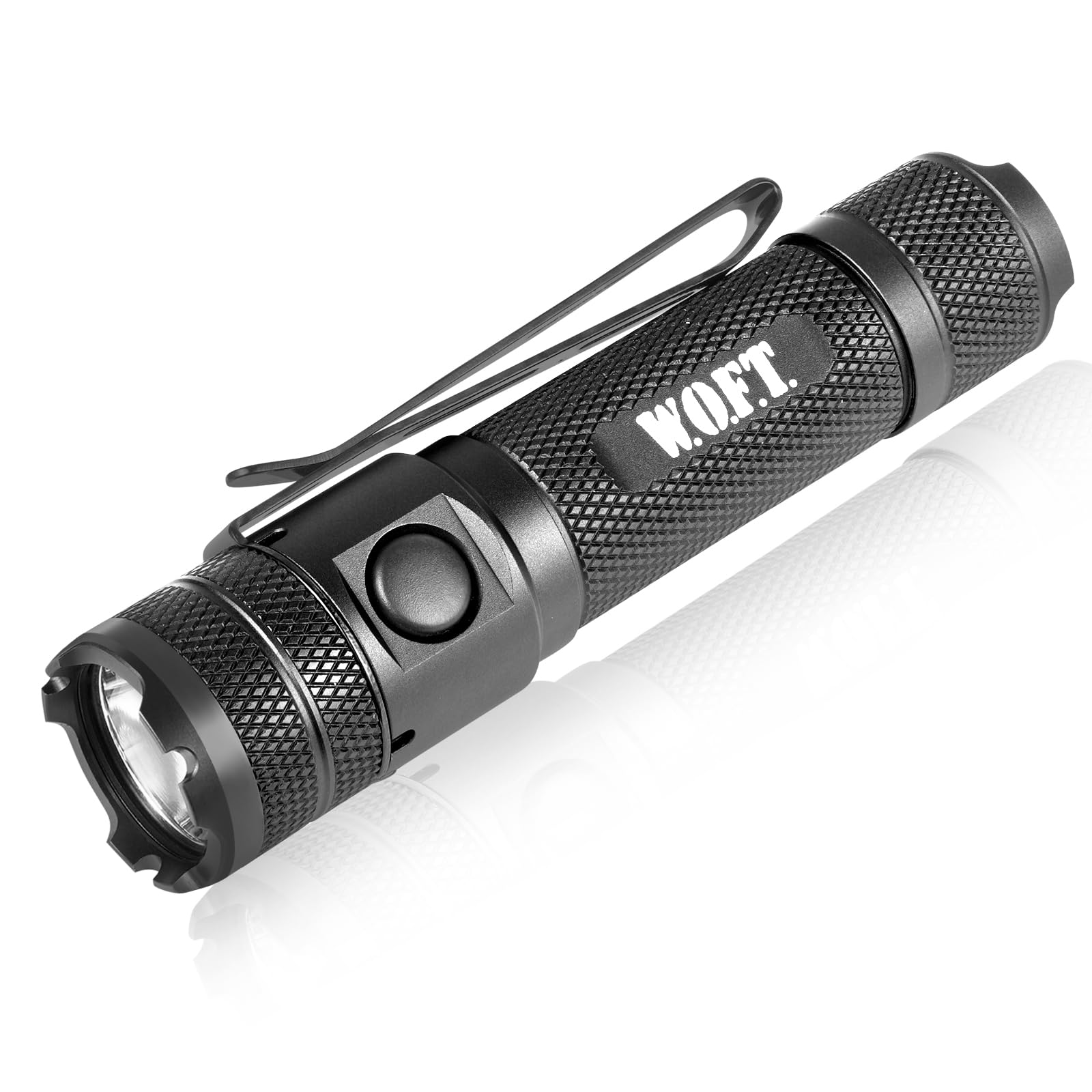 PowerTac WOFT 1200 Lumens Tactical EDC Flashlight, 240m Throw