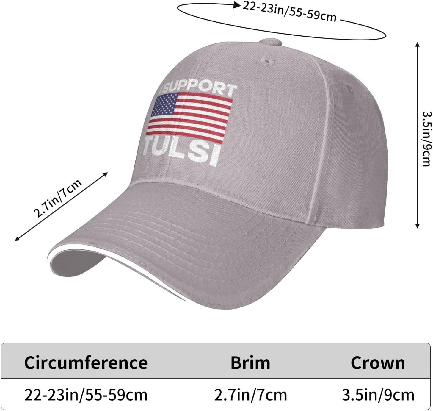 I Support Tulsi Hat I Stand with Tulsi Gabbard Hat Arrest Obama Trucker Cap for Men Women Black P37 image 5