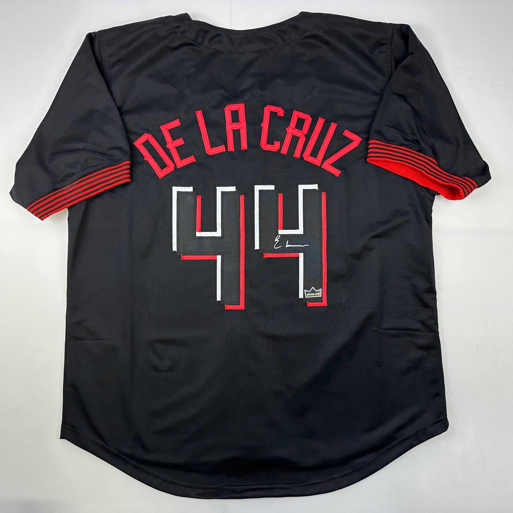 Facsimile Autographed Elly De La Cruz Cincinnati Black City