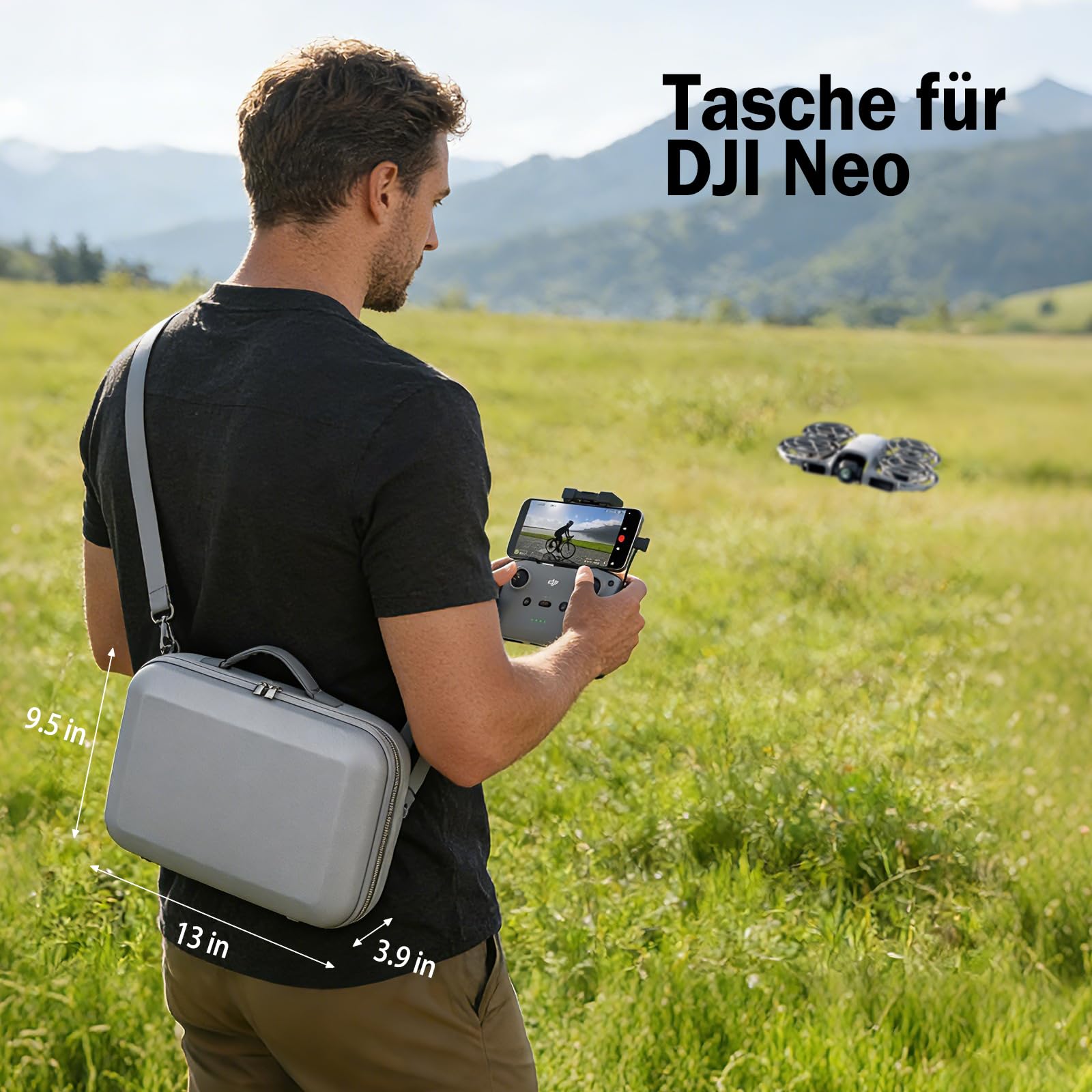 Funda para DJI Neo, bolsa de transporte para dron Neo compatible con controlador RC-N3/N2, accesorio para DJI Neo