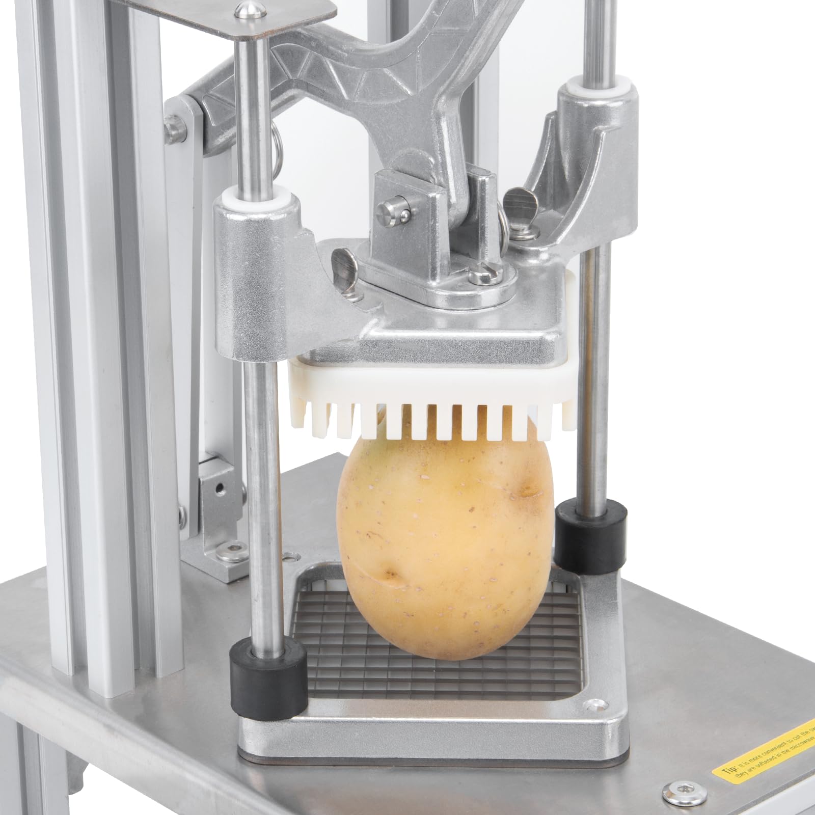Cortador comercial de papas fritas de 1/4 pulgadas 3/8 pulgadas, 6 cuñas, 6 cuñas a núcleo, cuchillas de acero inoxidable, cortador de papas, picador de frutas para restaurante, hogar,