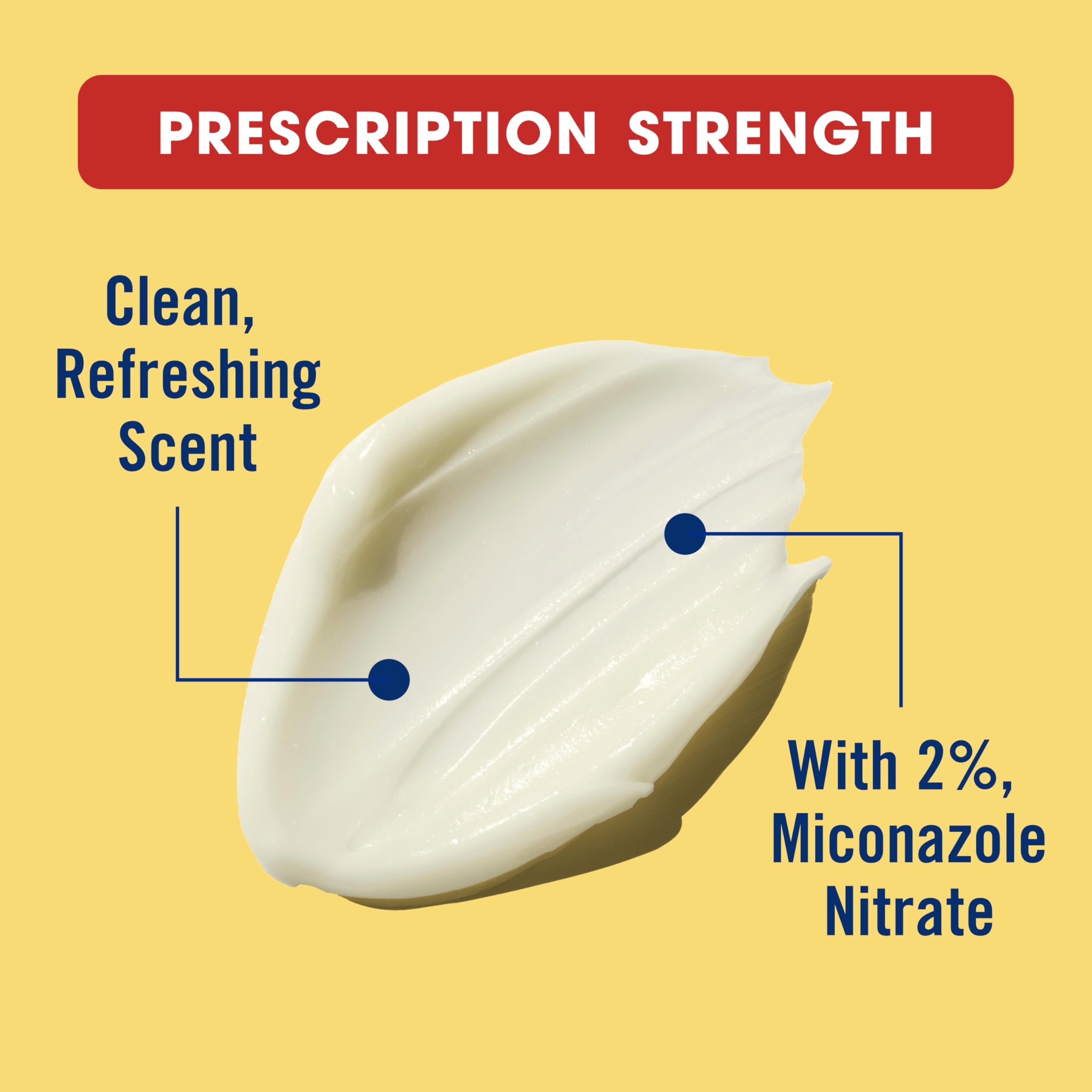 Desenex Anti-Fungal Foot Cream Cures Most Athlete’s Foot, Prescription-Strength 2% Miconazole Nitrate, Helps Relieve Itching, Burning & Scaling, All-Day Odor Control for Fresh Feet, Fresh Scent, 1oz