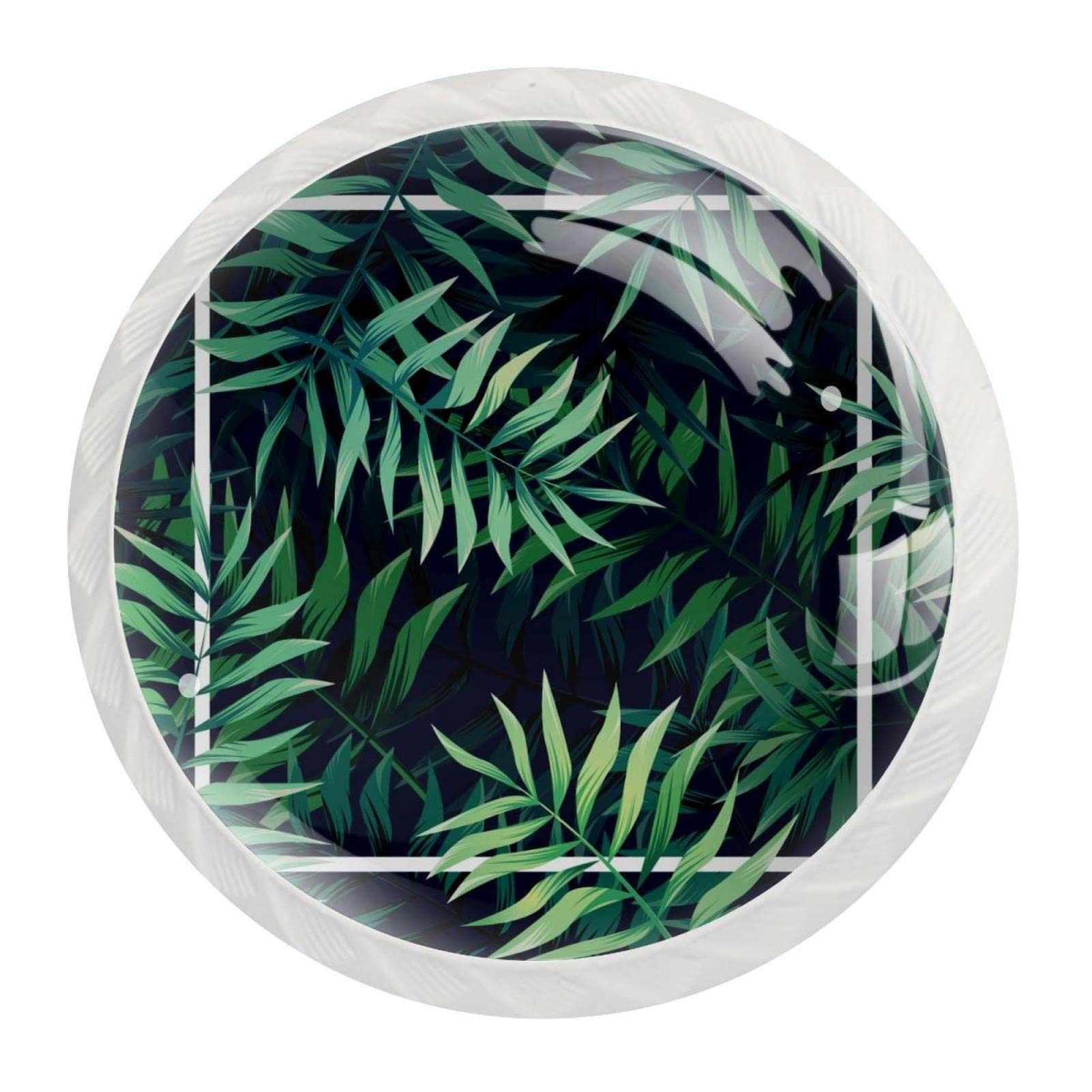 Boutons d'armoire en verre et poignées de tirage tropicales pour rénover vos meubles
