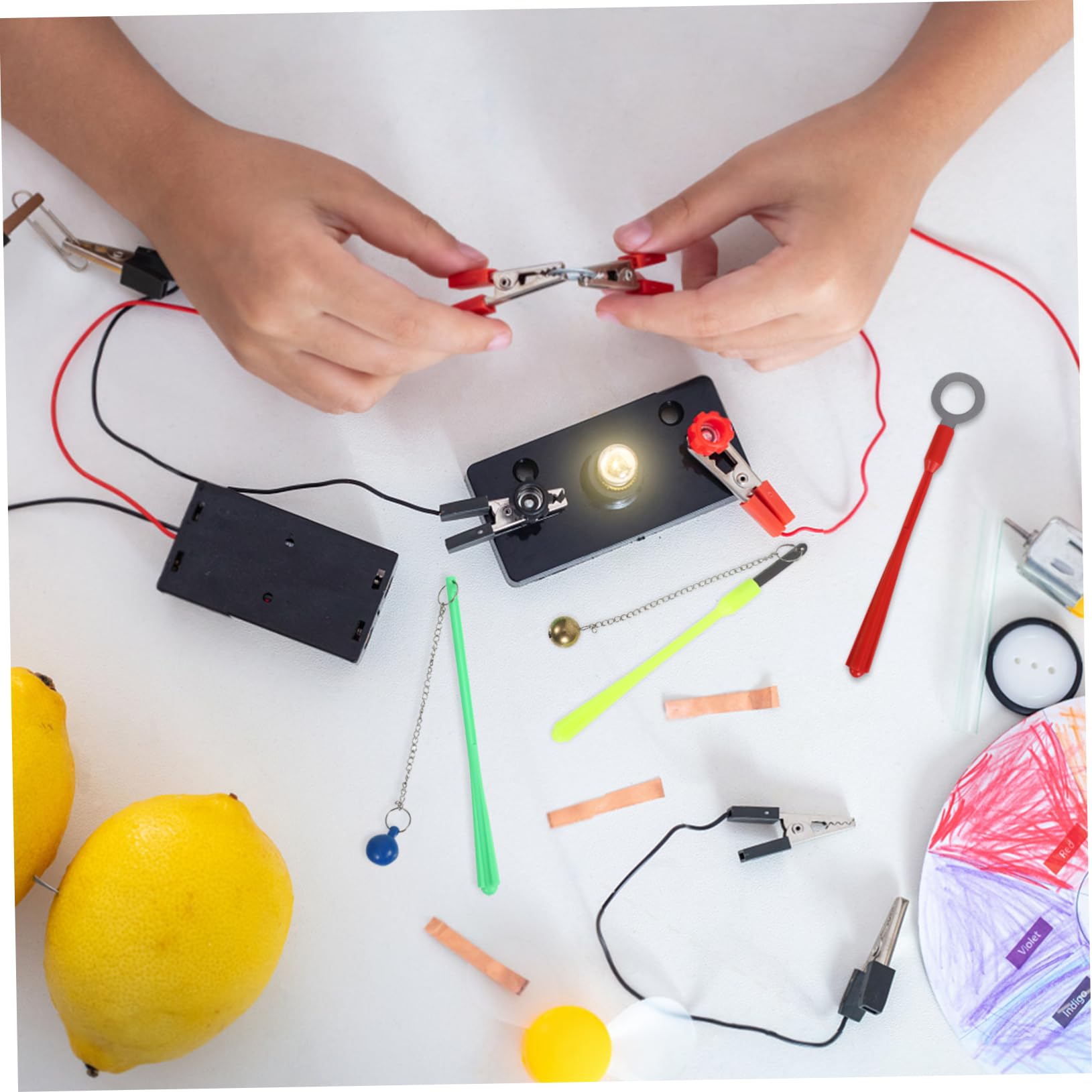 TOPBATHY Kit D'expérimentation Dilatation Thermique Réutilisable pour Billes en Cuivre Plastique et Expériences Scientifiques L'école Primaire