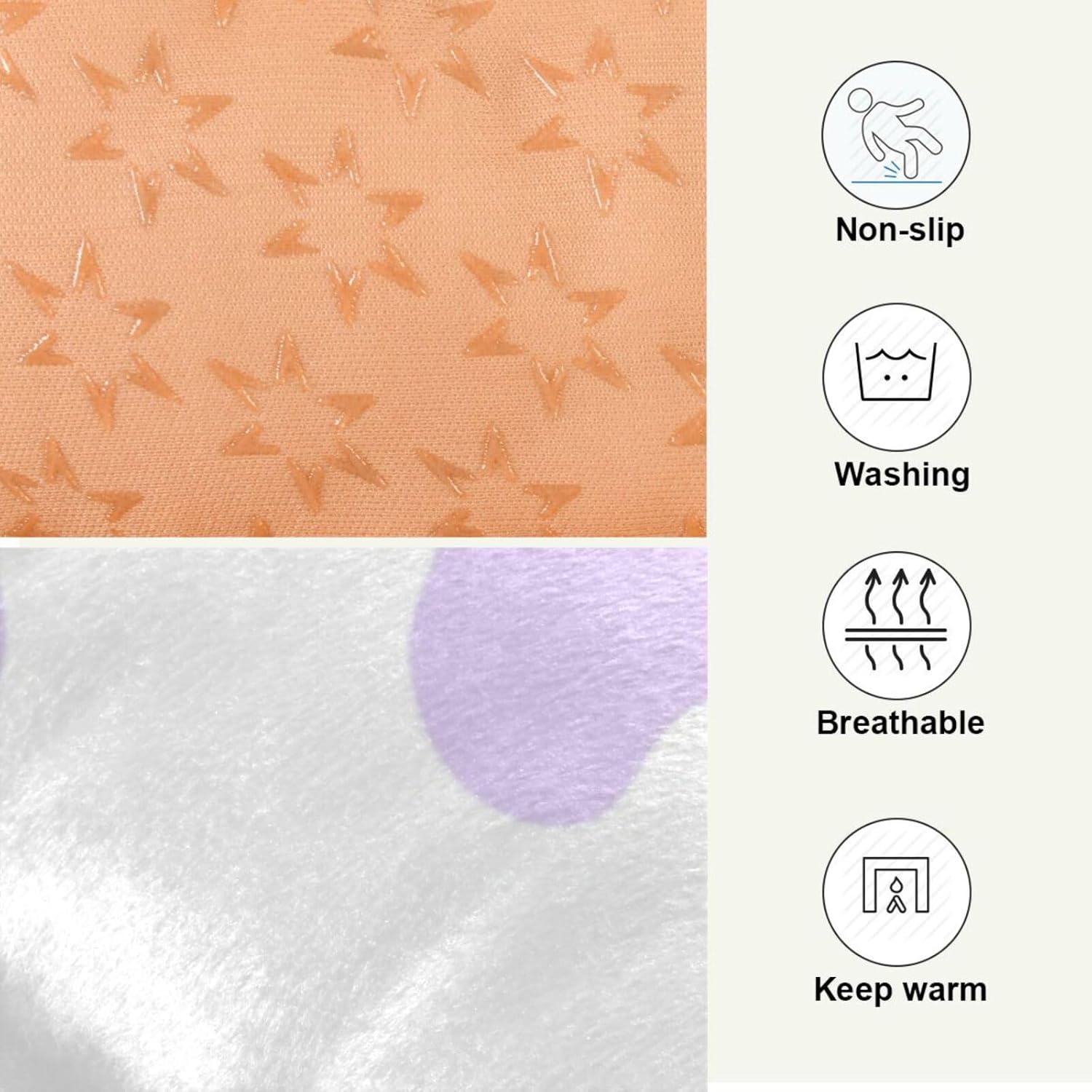 review Purple Cow Print Crate Pet Bed, Portable Washable Dog Cat Mat, Soft Comfortable Pet Mattress with Non-Slip Bottom for Dogs Cats Sleeping, 36 x 24 Inch