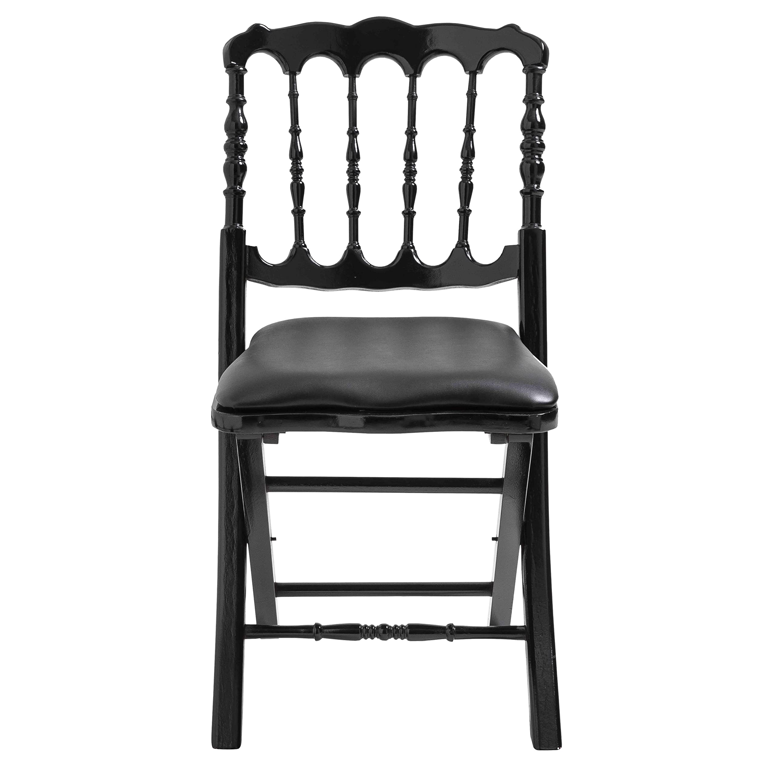 MobEventPro Chaises Pliantes Noires en Bois