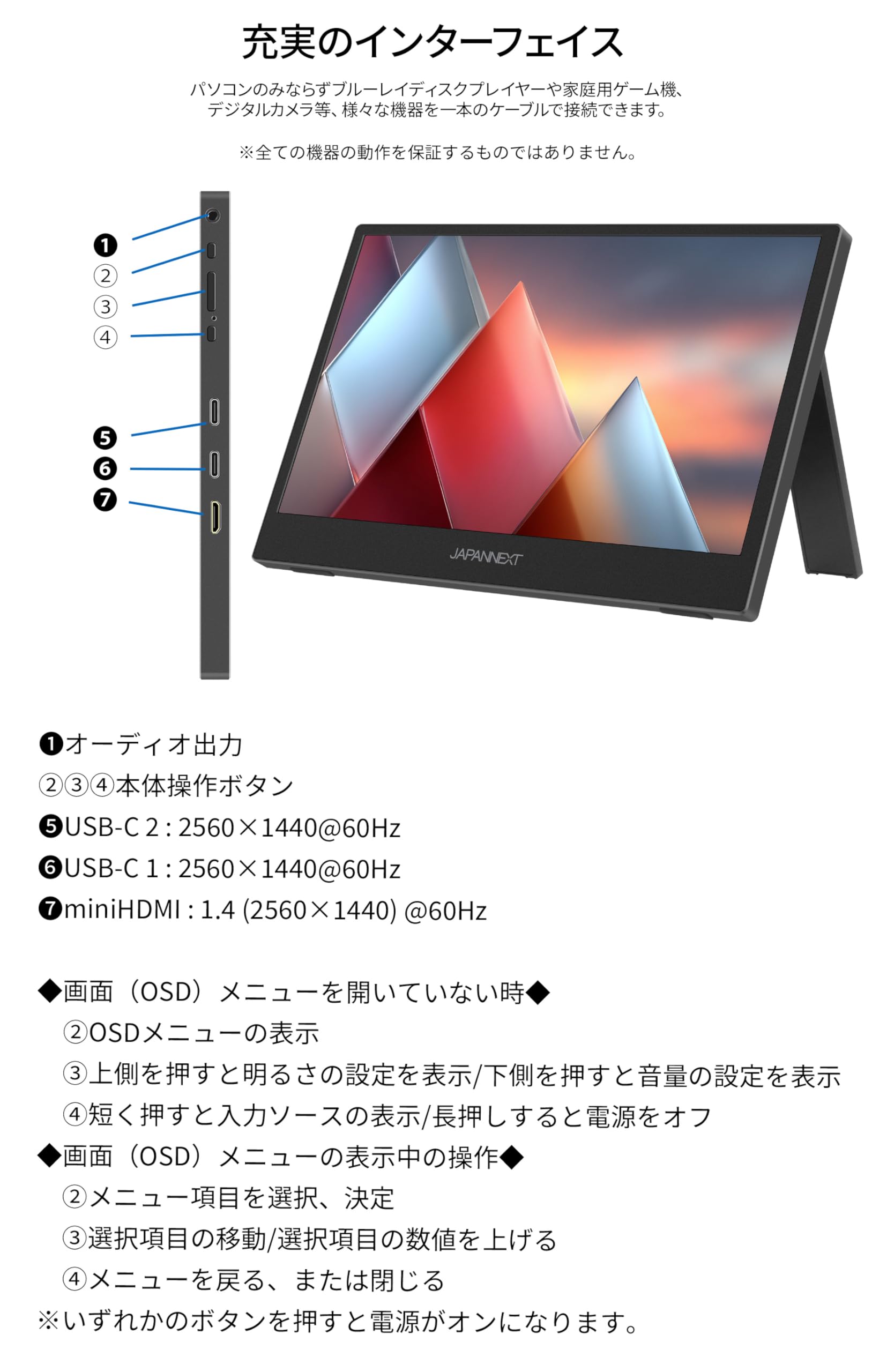 Amazon.co.jp: 【Amazon.co.jp限定】 JAPANNEXT 11.6インチ VAパネル