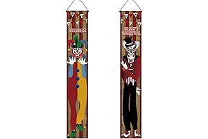 Halloween Evil Circus Porch Banner