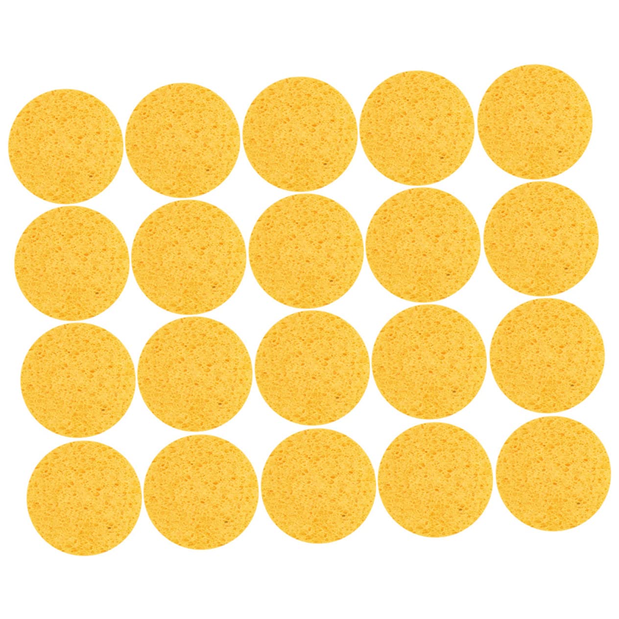 Wood Pulp Cotton Puff Makeup Sponge Set Pcs Round Pads for Gentle Skin Care