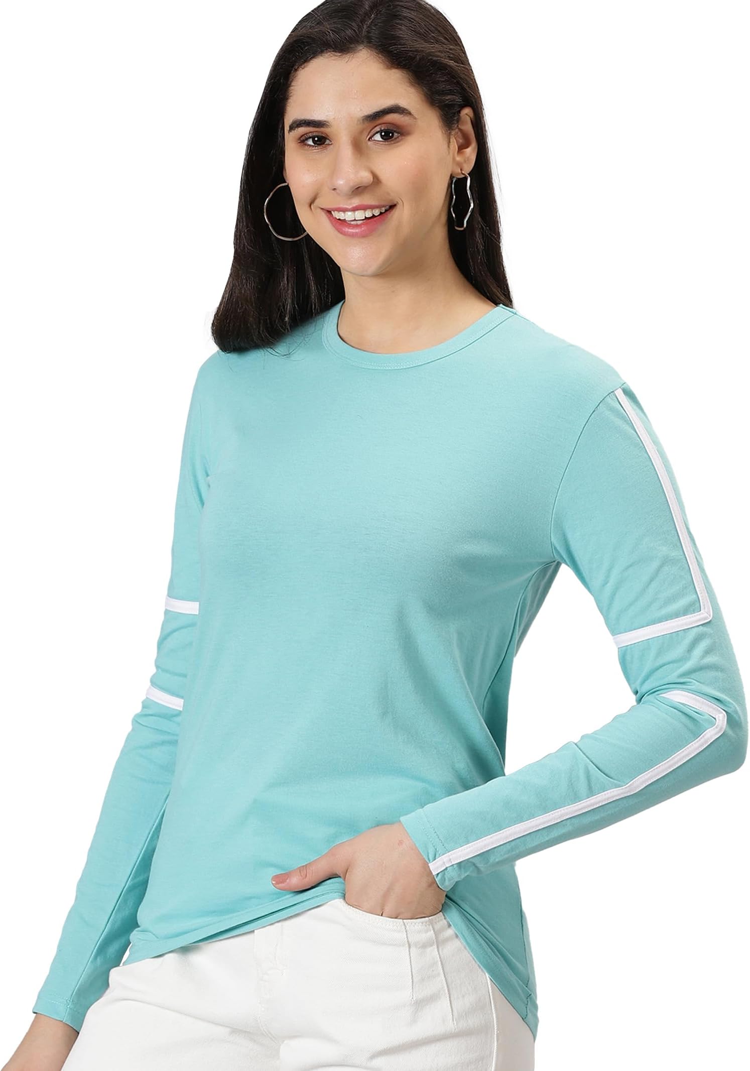 AUSKFull Sleeve T Shrit for Womens