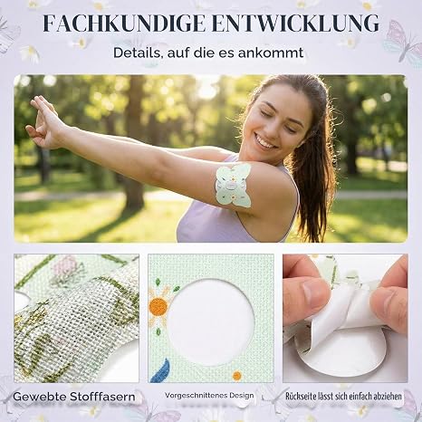 Self-Adhesive Patches for Dexcom G7 Pack of 16 Blood Sugar Sensor Plasters Waterproof and Breathable Flexible and Durable for CGM Devices