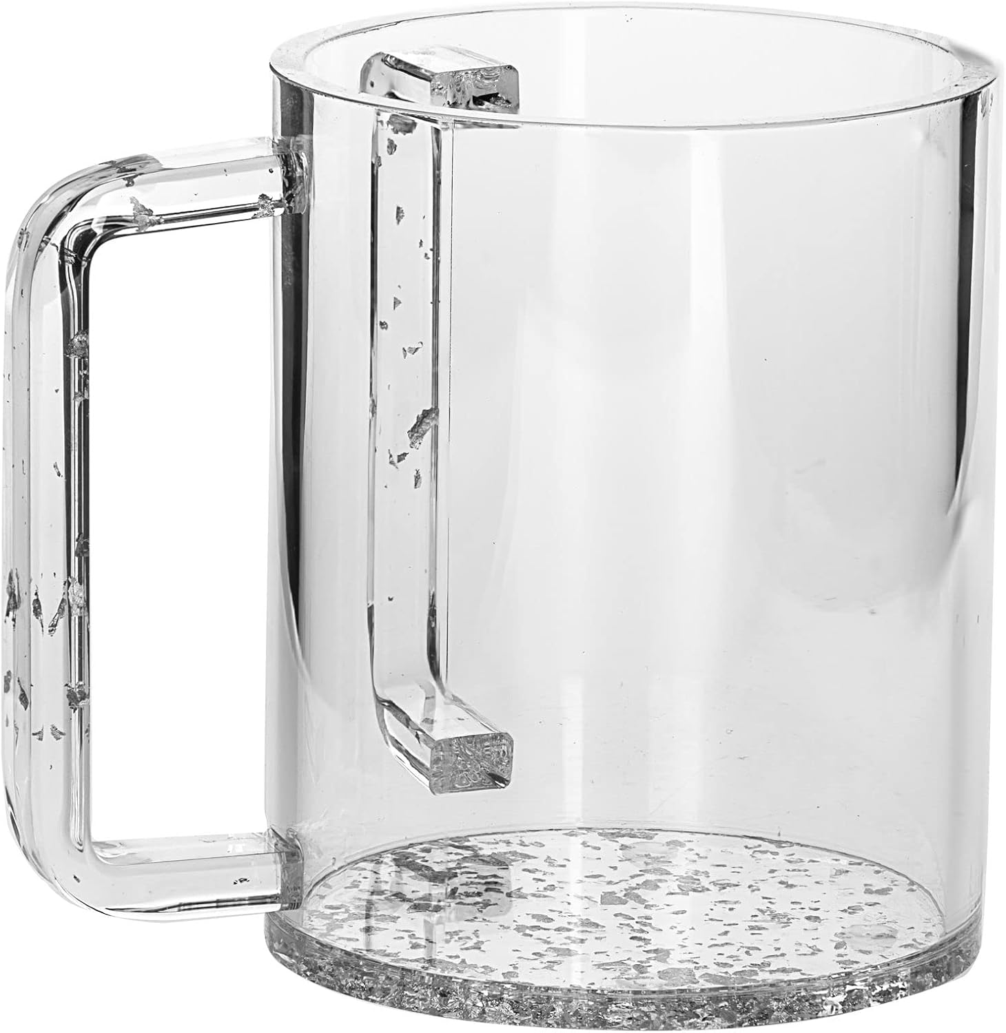 (D) Judaica Wash Cup Clear Negel Vasser Cup Modern Jug (Gold)