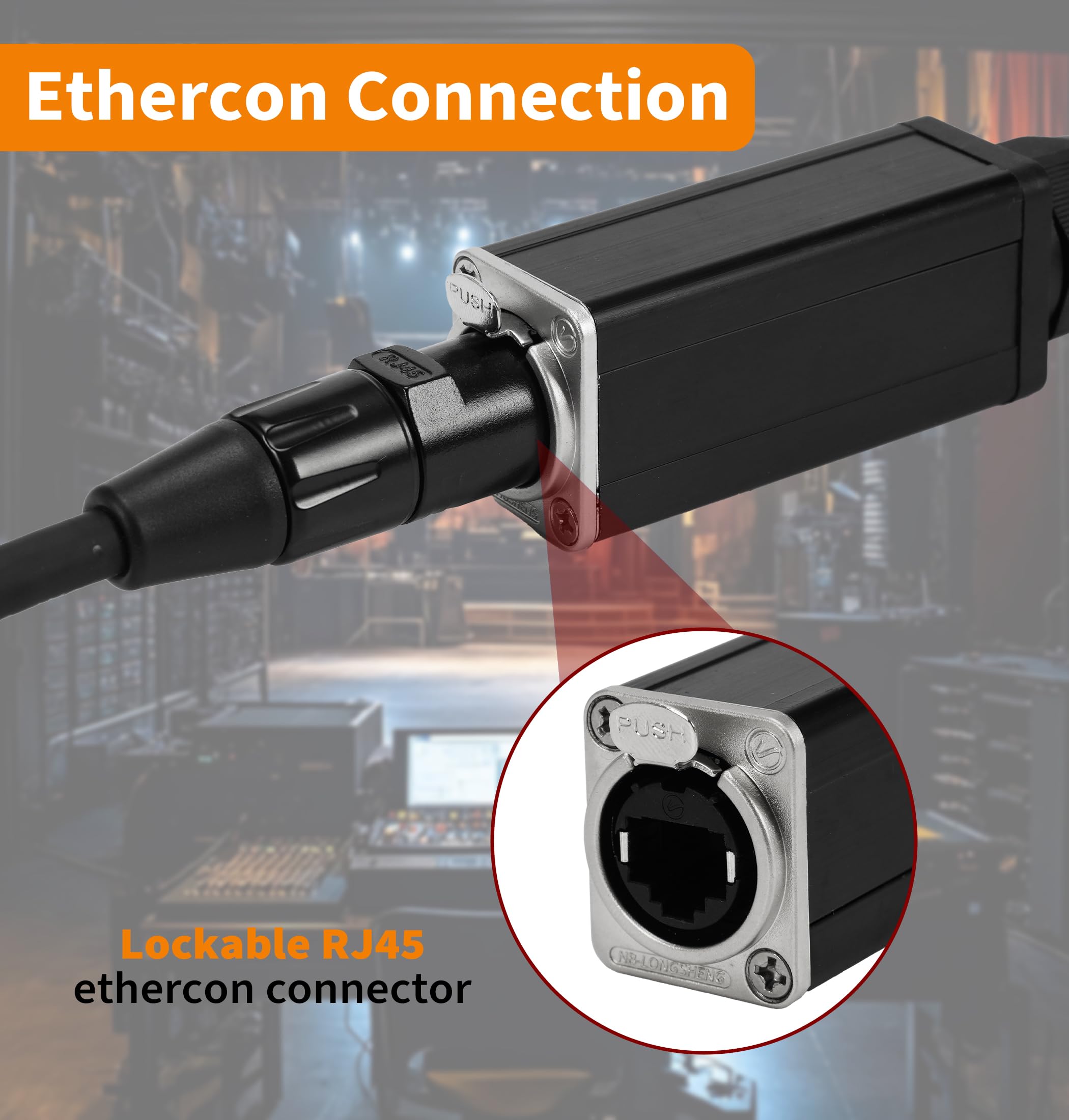 Amazon.co.jp: Jamesin XLR スネークケーブル - Ethercon