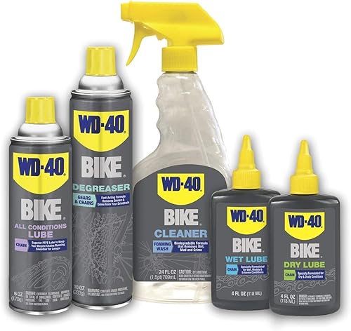 Vista 11 de WD-40 Bike - Lubricante para bicicletas de todas las condiciones, limpiador para bicicletas, desengrasante, lubricante seco y húmedo