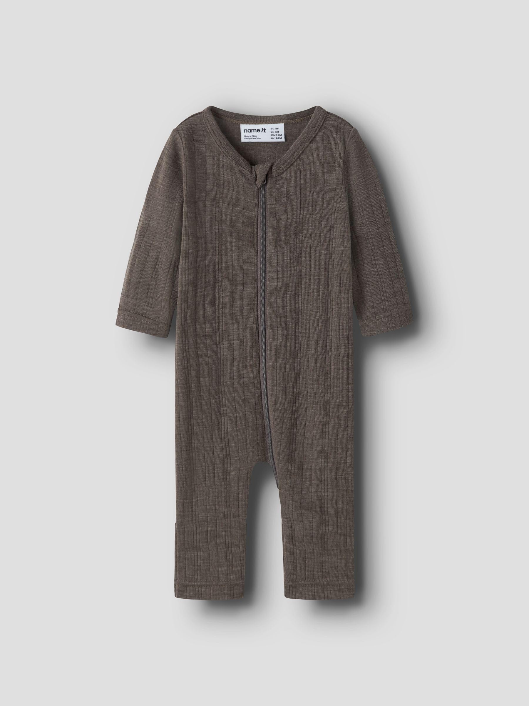 Name IT Nbmwang Wool Needle Nightsuit Solid Uomo