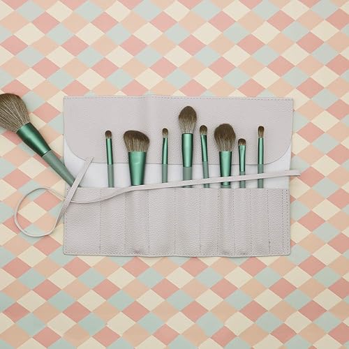 Miniatura 6 de Soporte para brochas de maquillaje, organizador de cepillos, estuche rodante, bolsa de cosméticos para viajes, bolsa portátil con ruedas, bolsa de