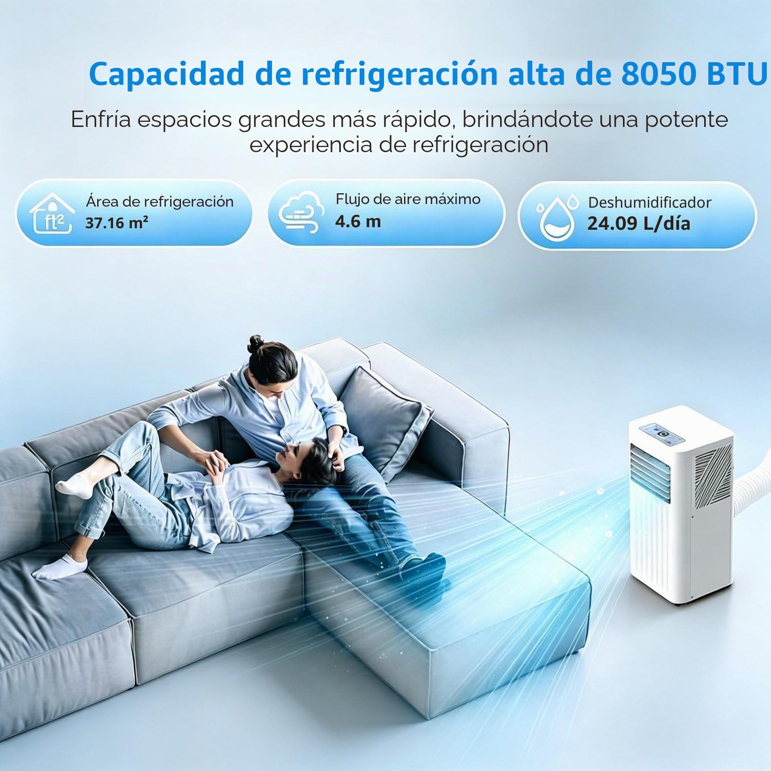 Unidad de Aire Acondicionado portátil de Uso Comercial para oficinas. 18000BTU | Unidad de aire acondicionado de pie; para oficinas, talleres, almacenes y espacios comerciales.