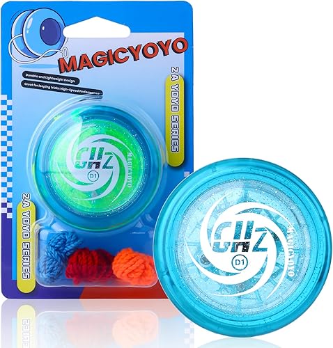 Miniatura 6 de MAGICYOYO Toys Looping Yoyo, Yoyo para principiantes D1 Responsive con cuerdas, cuerpo de plástico, ideal para trucos de cuerda para jugadores