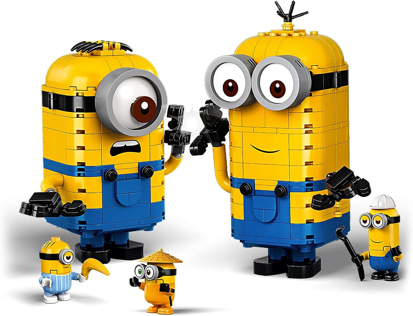 LEGO Minions: The Rise of Gru: Brick-Built Minions and Their Lair (75551) Building Set for Kids, Great Birthday Present for Kids Who Love Minions, Kevin, Bob and Stuart (876 Pieces)