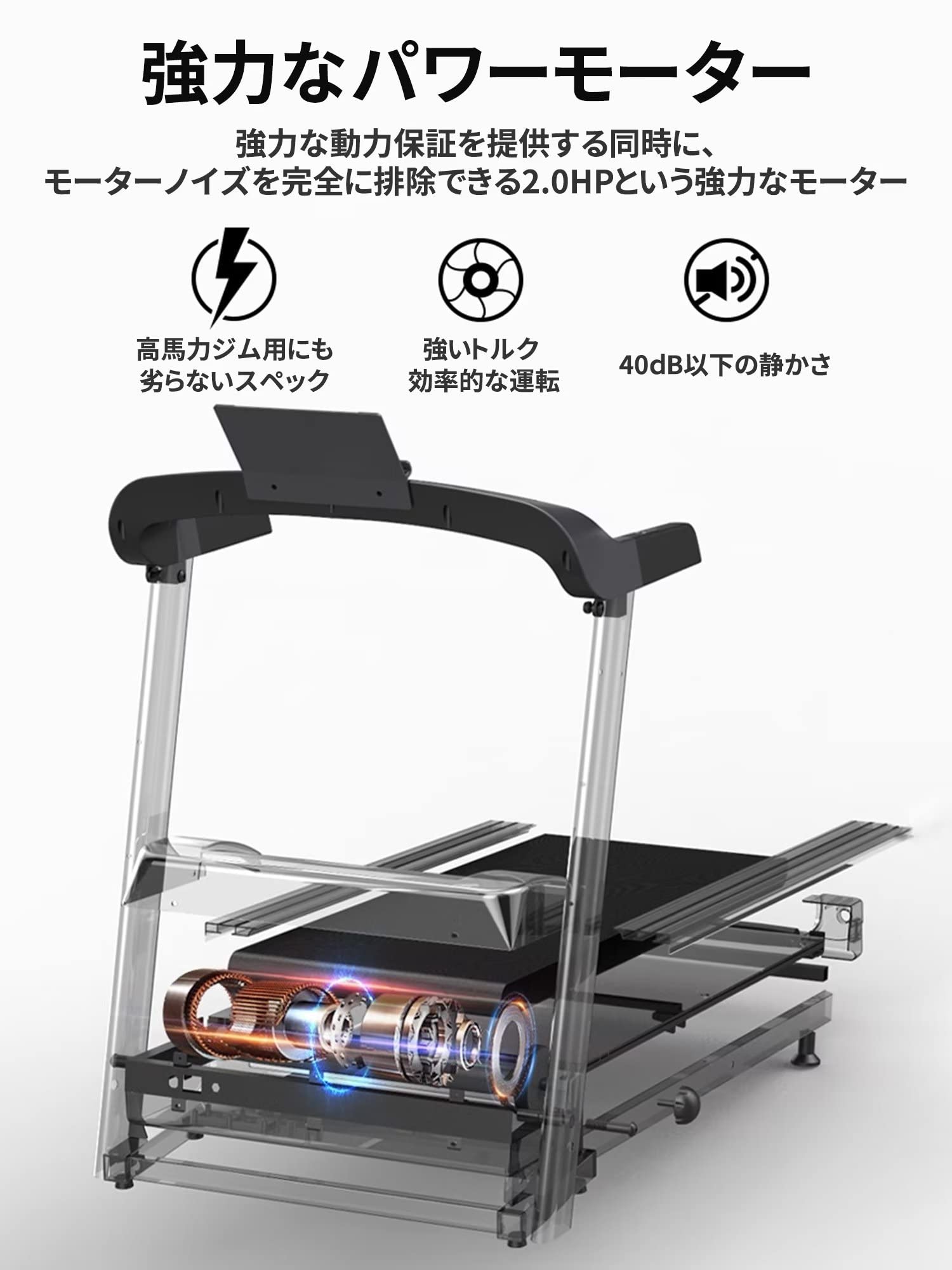 Amazon | Kamelun ランニングマシン ルームランナー 静音 多機能 
