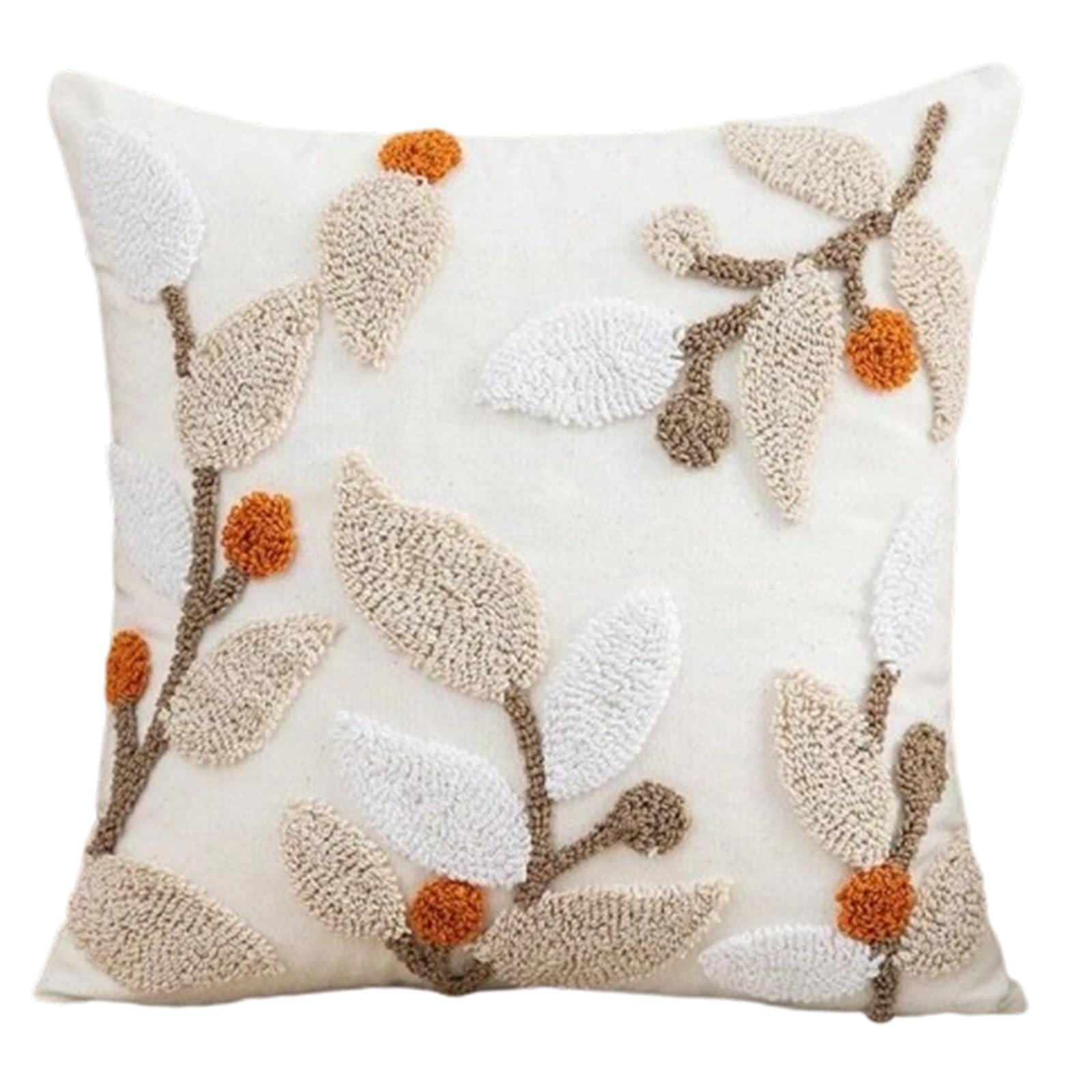 Kalttoy Modern Geometric Tufted Throw Pillowcase Soft Cotton Linen Fabric Decorative Square Cushion Cover Home Accent Decors Modern Homes Decors Pillow Case