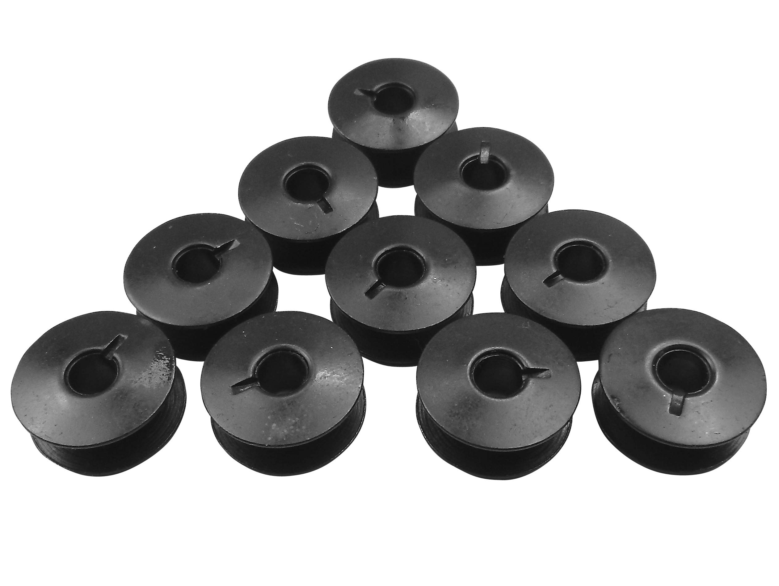 ZickZackNaehmaschineZigZag Sewing Machine 10 Black Metal Spools for Singer Capri Symphony Starlet Merritt Ladystar Elegance Panoramic Concerto Omega Jeans