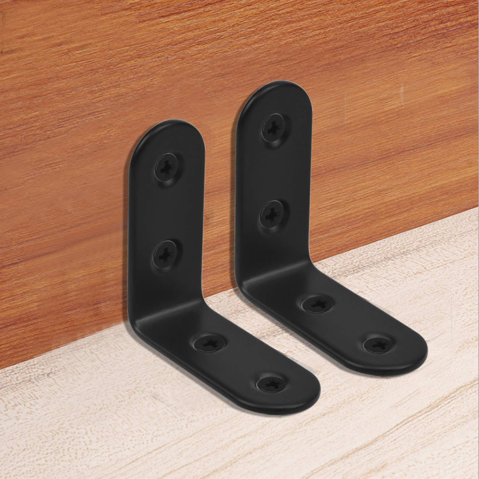 Staffe Angolari In Acciaio Inox - 40 Pezzi, 90 Gradi, Per Mensole E Mobili - Foto 12