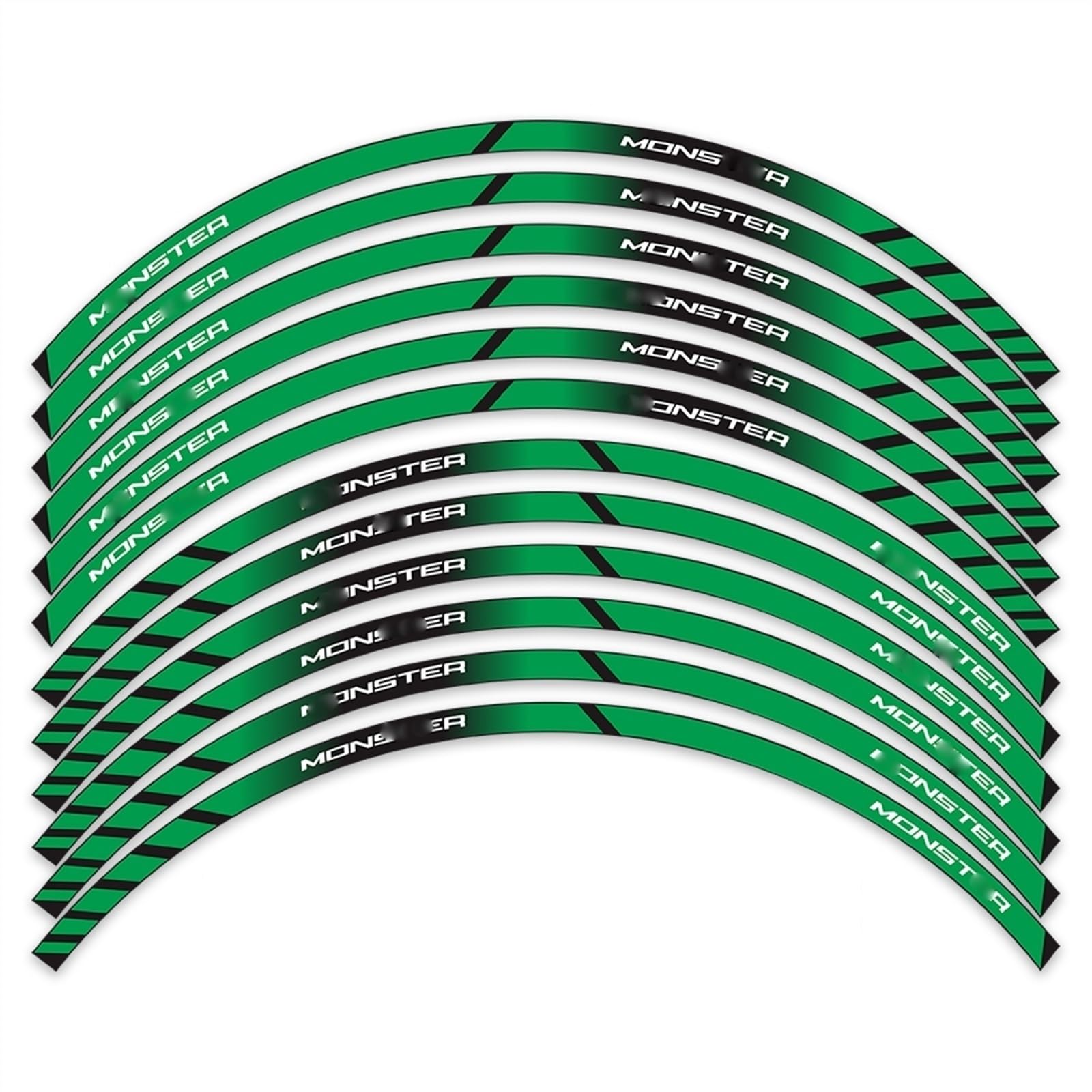 Applique Front Rear Rims Sticker Waterproof Rim Decals for for Monster 696 797 821 795 Reflective Wheel Stickers(A4)