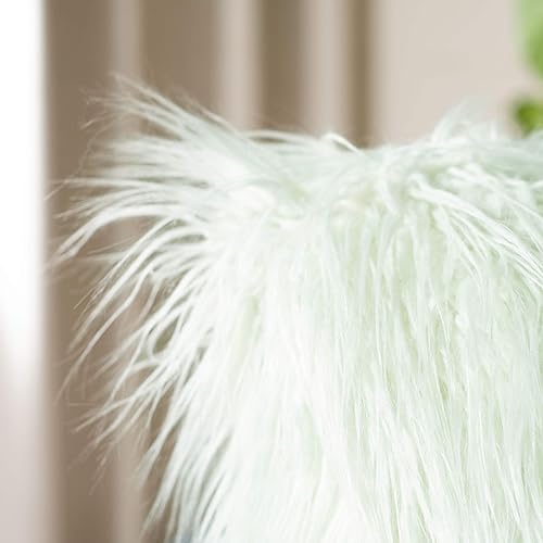 Miniatura 4 de SAFAVIEH Caelie - Cojín decorativo de piel sintética de 20 pulgadas, color verde menta