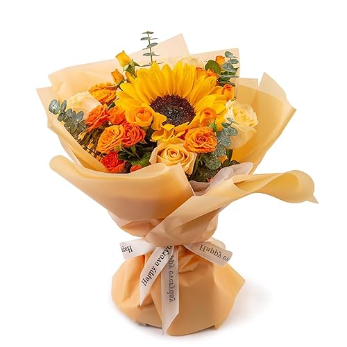 Miniatura 105 de 20 hojas de papel de regalo de flores blancas, papel de regalo de flores blancas, impermeable, con borde blanco, suministros de floristería