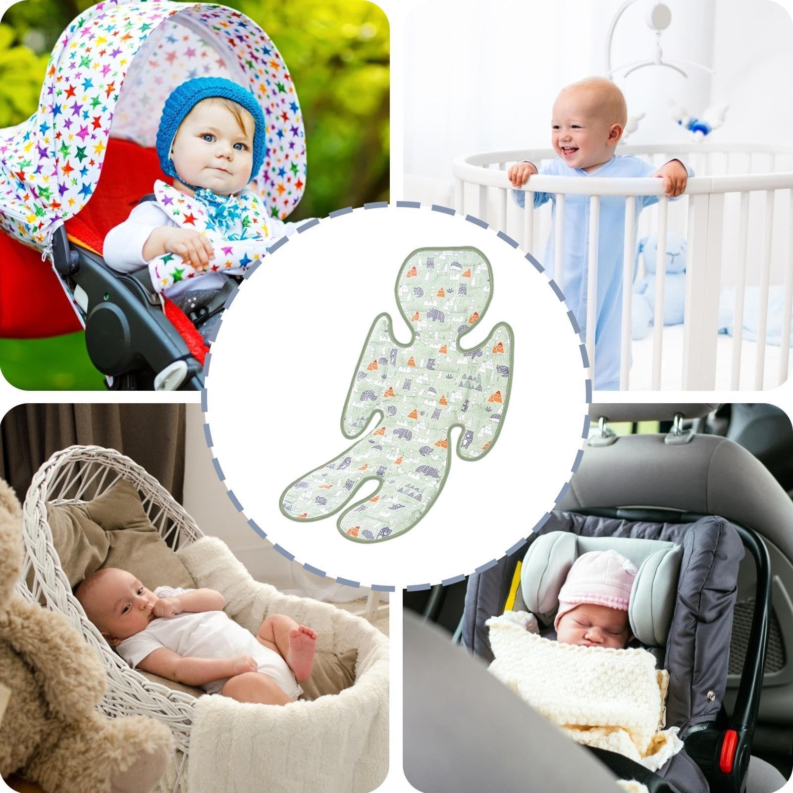 Kinderwagen Kühlmatte, Baby Kinderwagen Sitzeinlagen Baby Kühlkissen Für Kinderwagen Kinderwagen Kühlkissen Autositz Kühlpad Für Babys Sitzauflage Für Kinderwagen