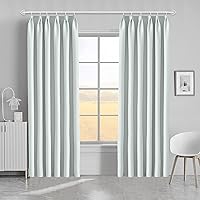 Vista 111 de MAIHER Cortina plisada para oscurecer la habitación, de 108 pulgadas, triple tejido, con aislamiento térmico, ahorro de energía, cortina plisada
