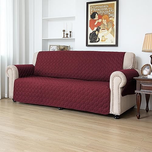 Miniatura 6 de RBSC - fundas para sofá reclinables (2019) para el hogar, 100% impermeable, antideslizante, lavable, protección si tienes mascotas, bebés, perros,