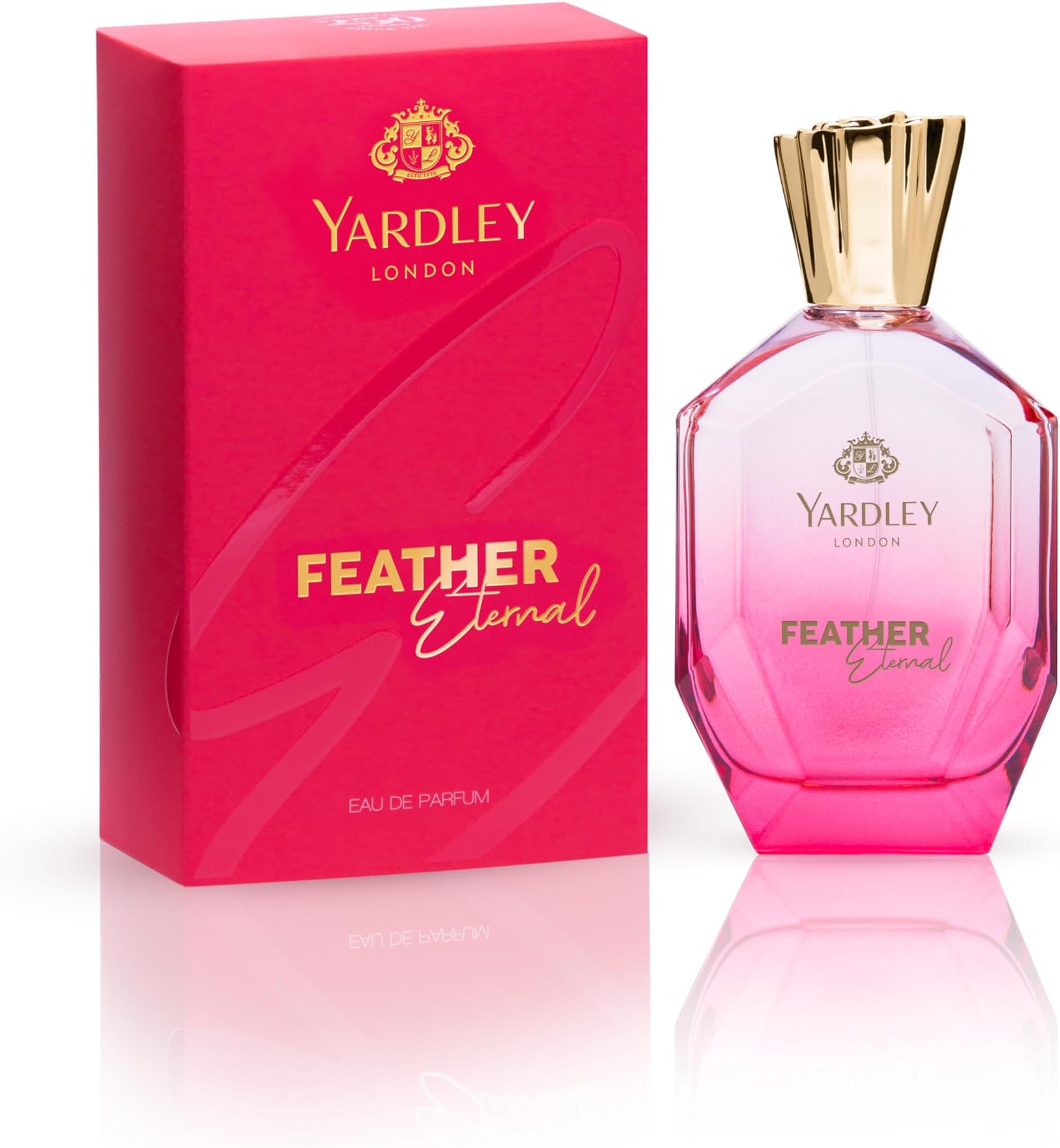 Feather Eternal Eau De Parfum - 100ml | Notes Of Rose Leaves, Red Berries, Magnolia, & Jasmine | For Delicate Women
