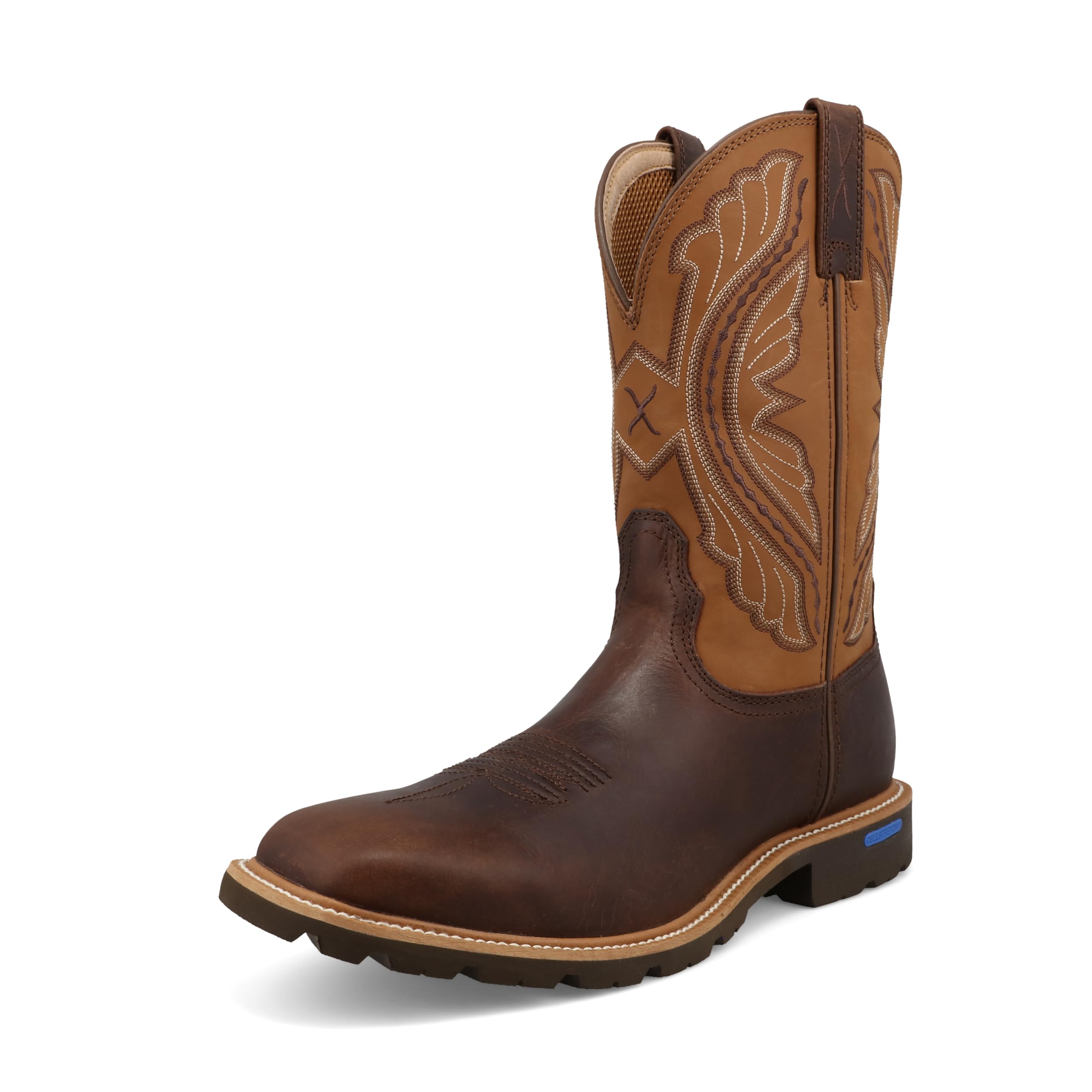 Twisted X Men's 11" Tech X Boot, Wide Square Toe with CellStretch and Tech