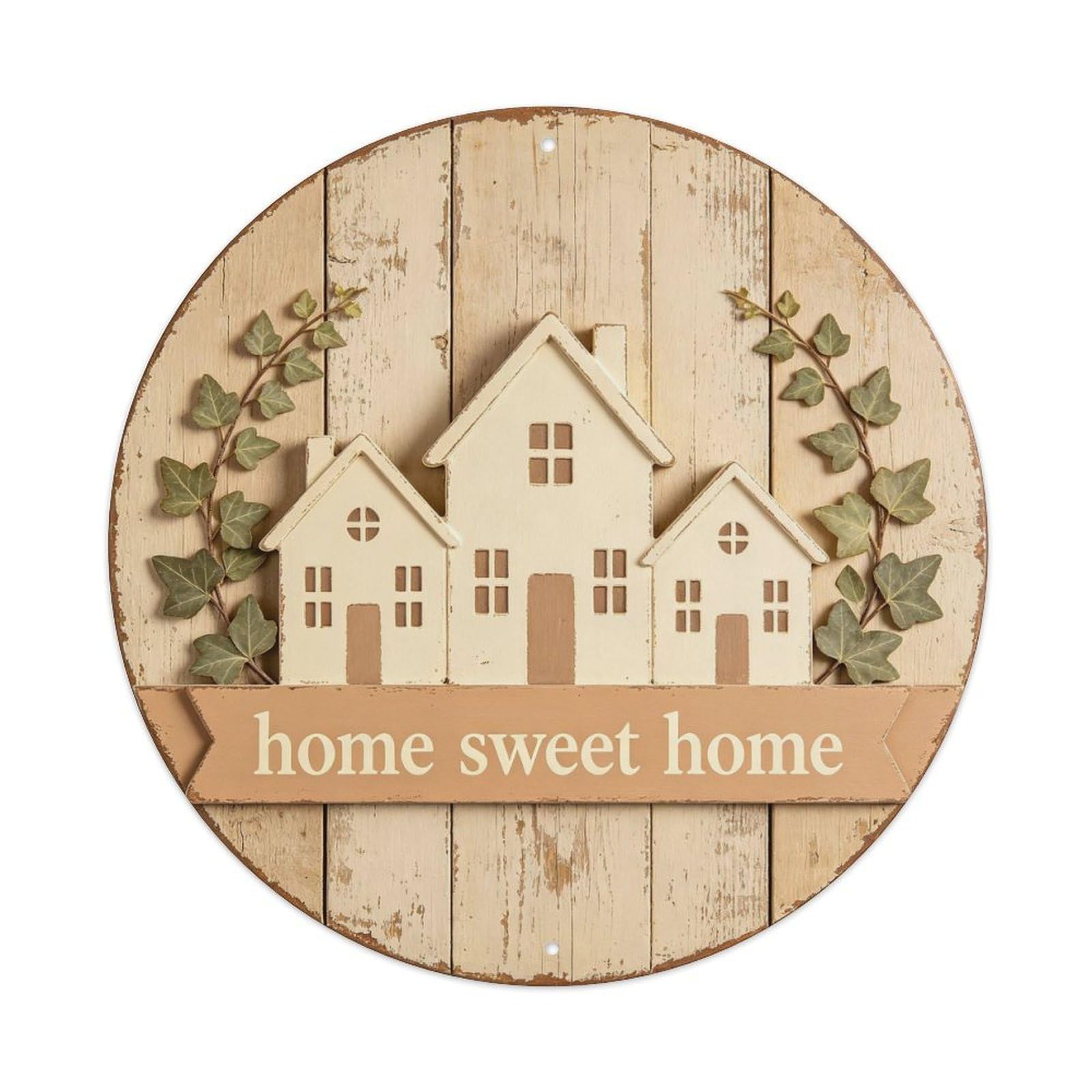 Home Sweet Home Metal Tin Sign Plaque