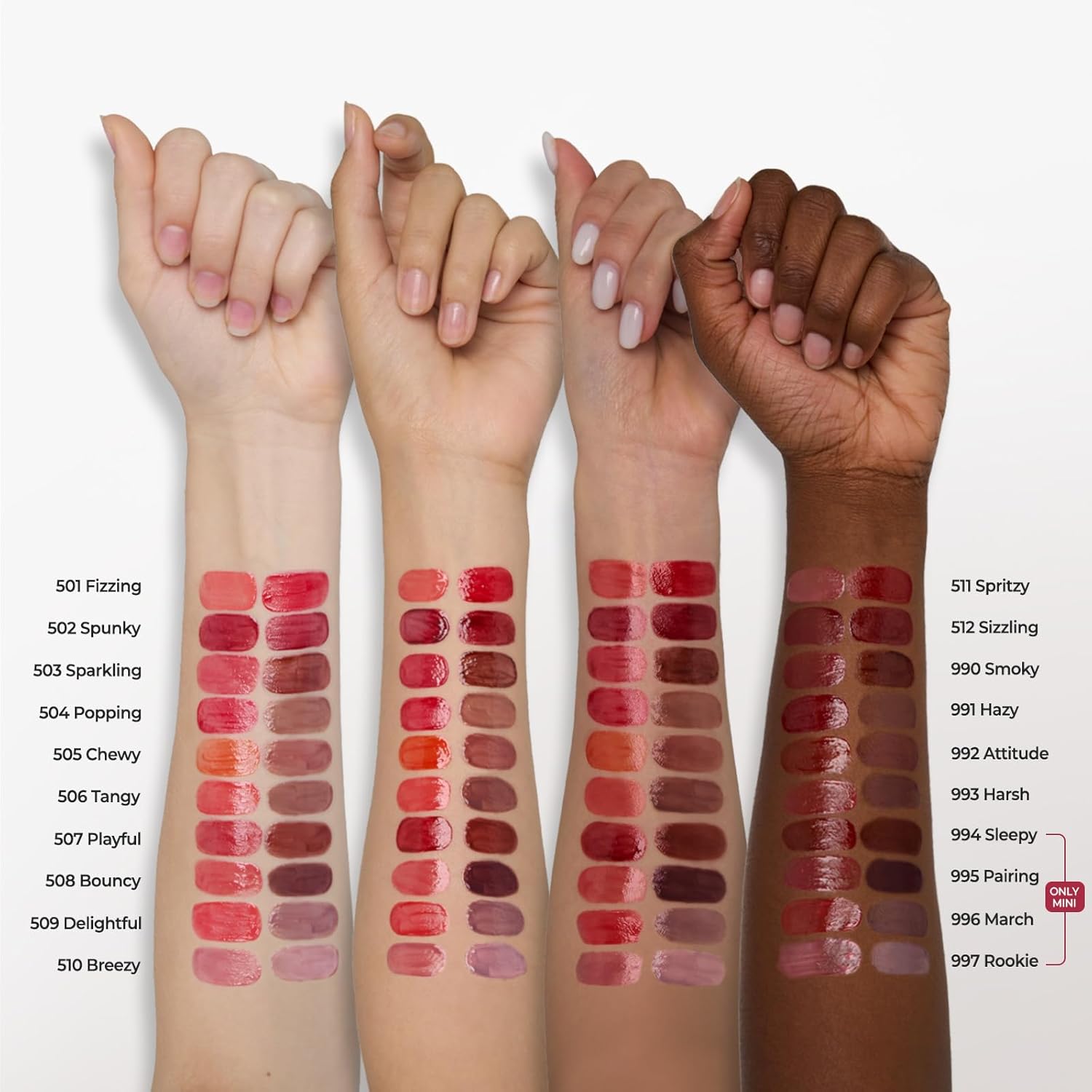 Laka Popping Balloon Lip Stain, 4.5g/0.15oz, Glossy Plumping Tint, Moisturizing, Non-Sticky Texture for All-Day Hydration, K-Beauty​ (#990 Smoky) - Image 8